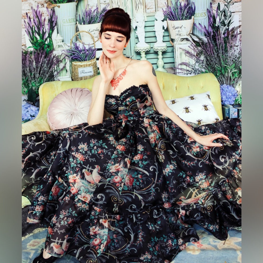 Selkie Night in Paris French Corset Dress